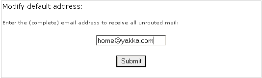Setting your default email message